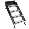 Mor/Ryde STEPS AND STEP RUGS RV 4 Manual Folding Steps Threshold Height Of 3612 Inch To 42 Inch With 8 In STP-213